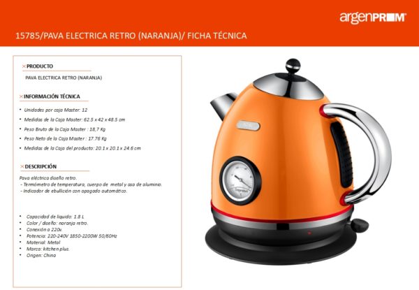 PAVA ELECTRICA RETRO - Image 2