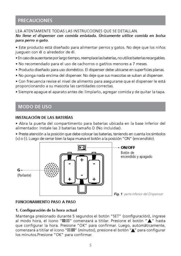 DISPENSER AUTOMATICO PARA MASCOTAS VIOLETA - Image 5