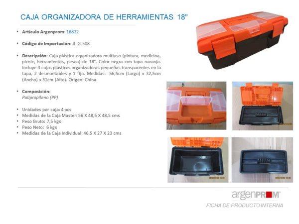 CAJA ORGANIZADORA DE HERRAMIENTAS 18 - Image 2