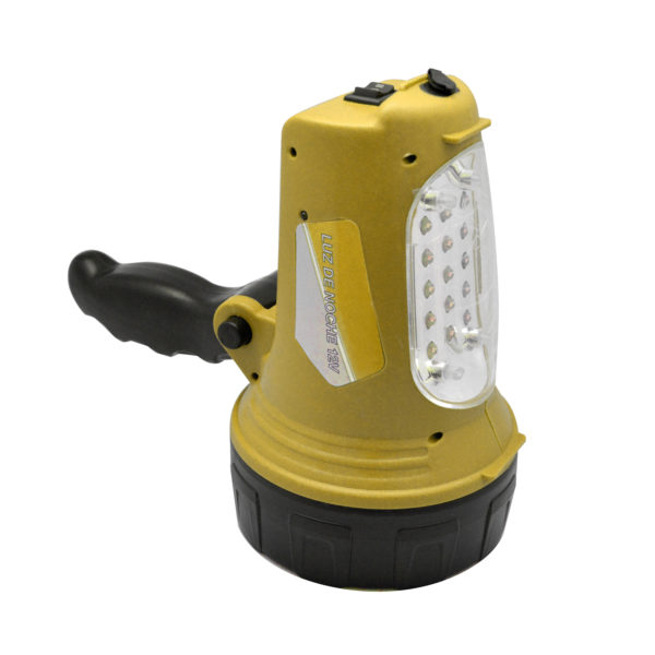 SOL DE NOCHE CON LINTERNA AMARILLO 12V