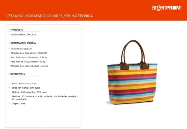 BOLSO RAYADO COLORES - Image 3