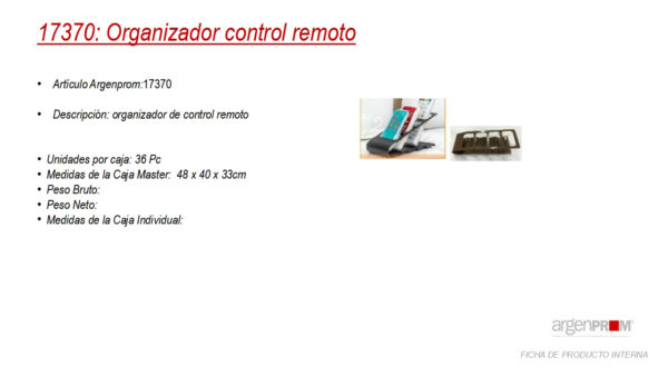 ORGANIZADOR CONTROL REMOTO - Image 3