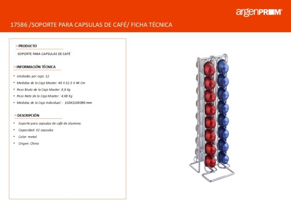 SOPORTE PARA 32 CAPSULAS DE CAFE - Image 2