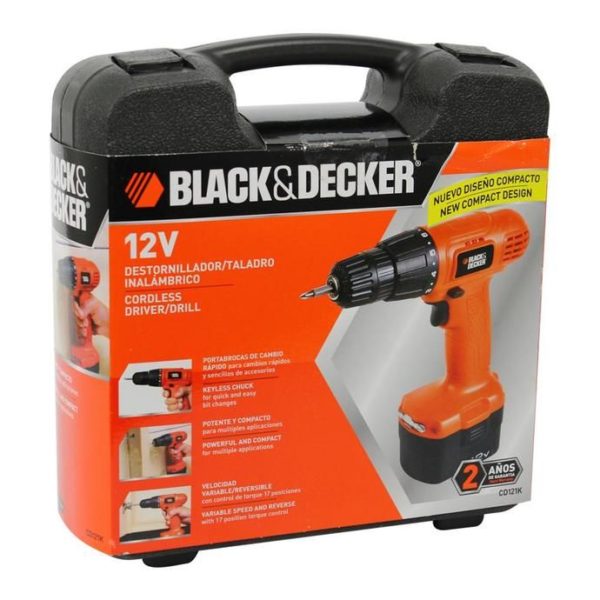 Taladro Inalámbrico Black & Decker CD121K-AR - Image 3