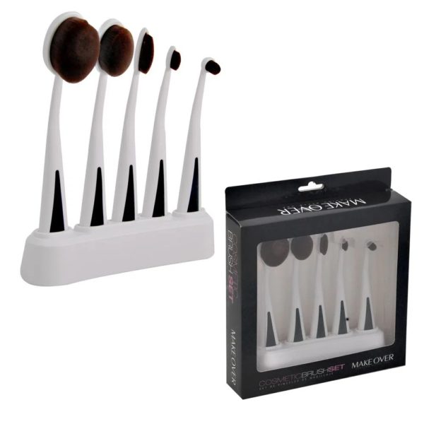 SET DE 5 BROCHAS PARA MAQUILLAJE