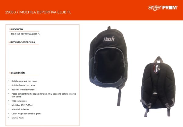 MOCHILA DEPORTIVA CLUB FL - Image 2