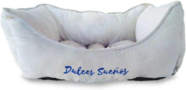 CAMA PARA MASCOTAS "DULCES SUEÑOS" GRIS