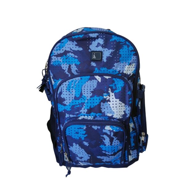 MOCHILA ESTAMPA AZUL IPACK