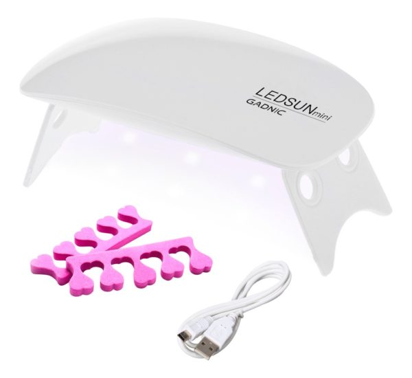 CABINA UÑAS PROFESIONAL LED UV 8W USB GADNIC