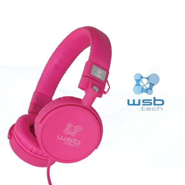 HEADPHONES WSB-098 PINK