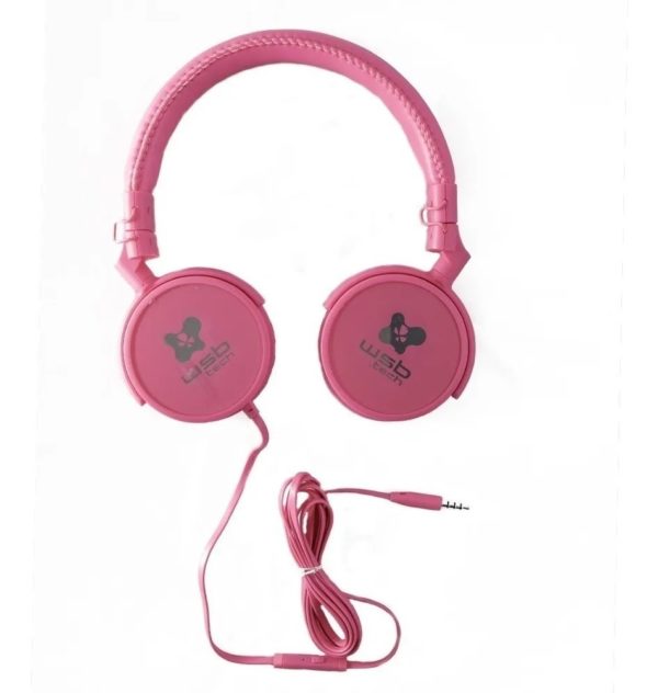 HEADPHONES WSB-098 PINK - Image 2