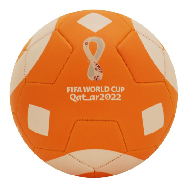 PELOTA OFICIAL FIFA QATAR 2022 NARANJA/BLANCA NRO.