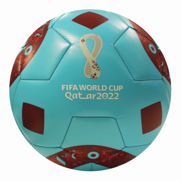 PELOTA OFICIAL FIFA QATAR TOP 2022 AQUA/BORDO NRO 5