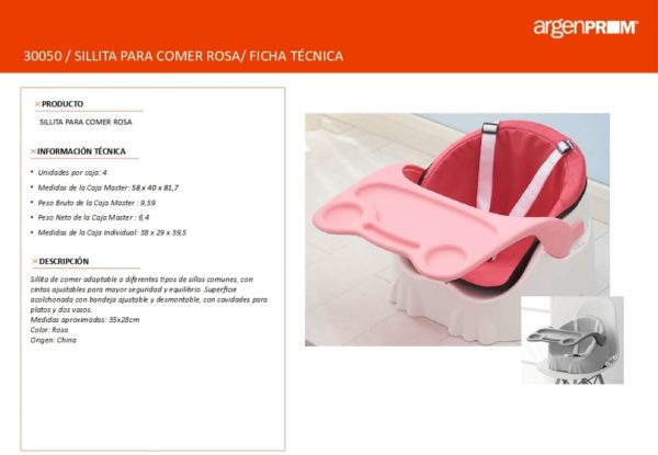 SILLITA PARA COMER (ROSA) - Image 3