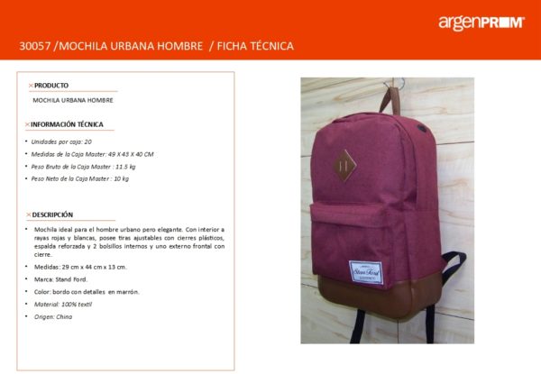 MOCHILA URBANA HOMBRE - Image 3