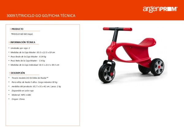 TRICICLO GO GO - Image 2