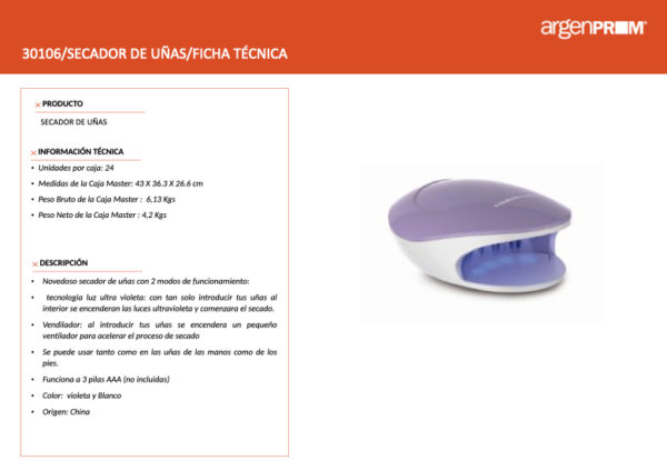 SECADOR DE UÑAS - Image 2