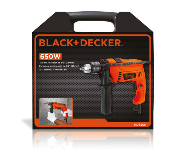 TALADRO PERCUTOR 650W BLACK AND DECKER HD650K-AR - Image 3