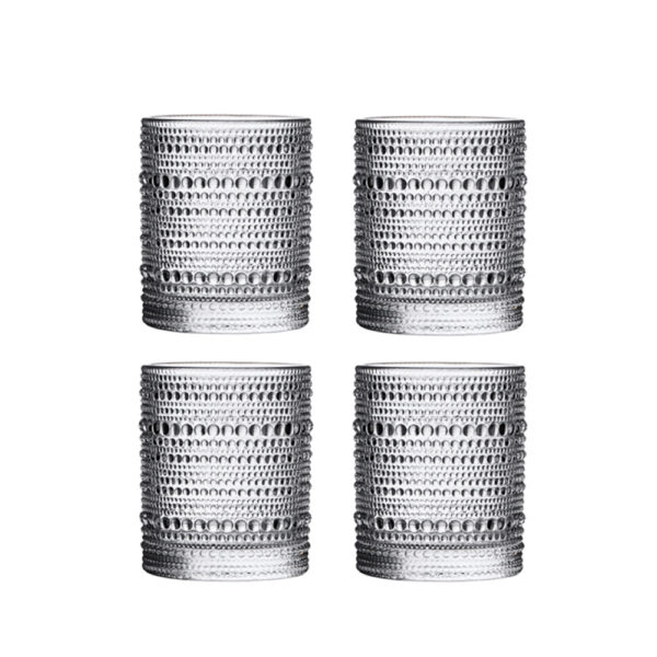 SET X 4 VASOS RELIEVE DOTS - Image 2