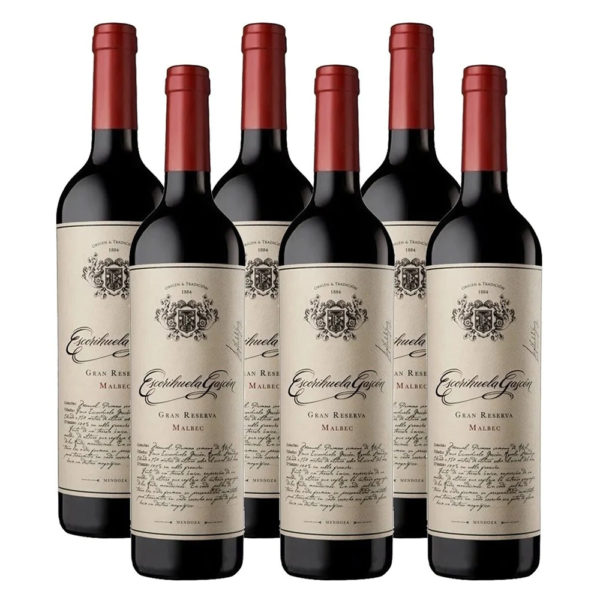 ESCORIHUELA GASCON GRAN RESERVA MALBEC CAJA DE VINOS X6