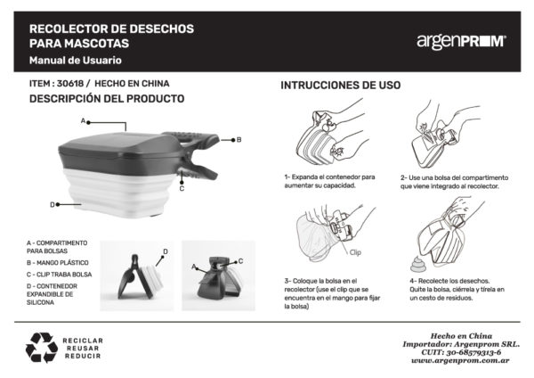 RECOLECTOR DE DESECHOS PARA MASCOTAS - Image 5