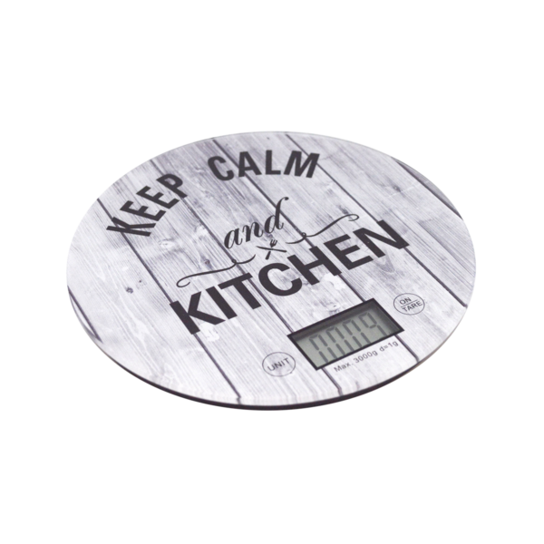 BALANZA COCINA DIGITAL KEEP CALM & KITCHEN